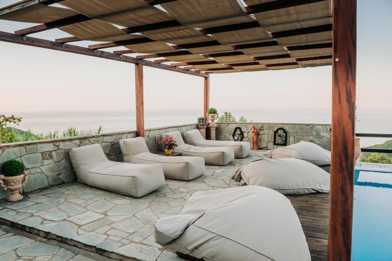 Elysian Luxury Villa Pelion Tsagaráda Eksteriør bilde